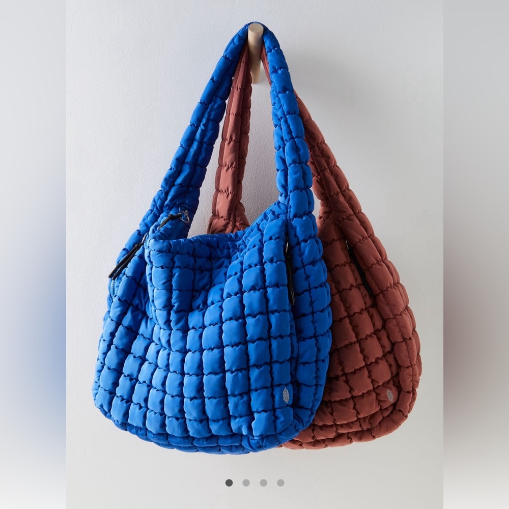 Free People Quilted Carry All in Dusty Rose